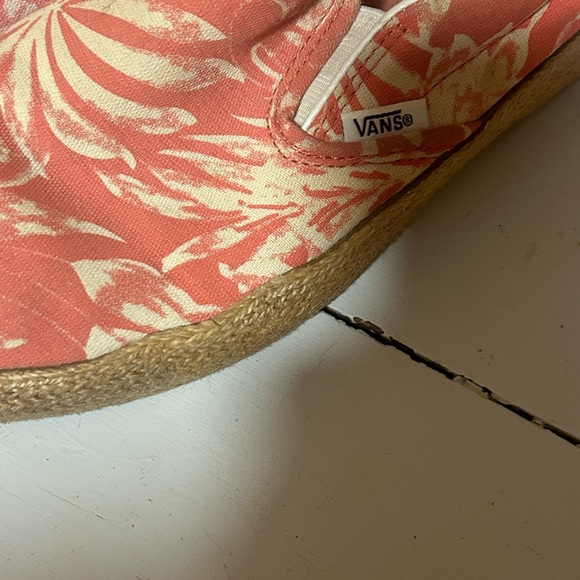 Vans Coral Floral Slip-On Sneakers shoes sz 8 floral - Picture 3 of 5